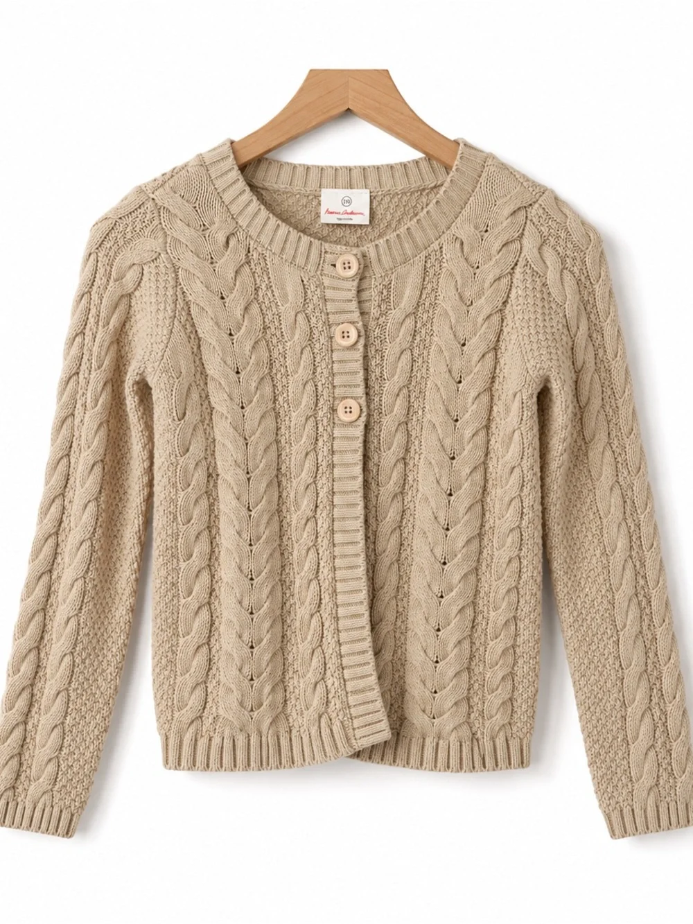 Hanna Andersson Chunky Knit Cardigan size 6/7